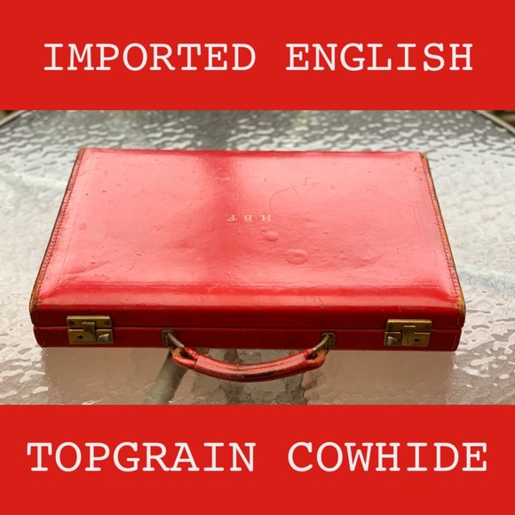 Imported English Topgrain Cowhide Travel Suitcase - Picture 6 of 8